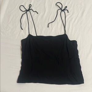 Old Navy Black Sleeveless Camisole Crop Top